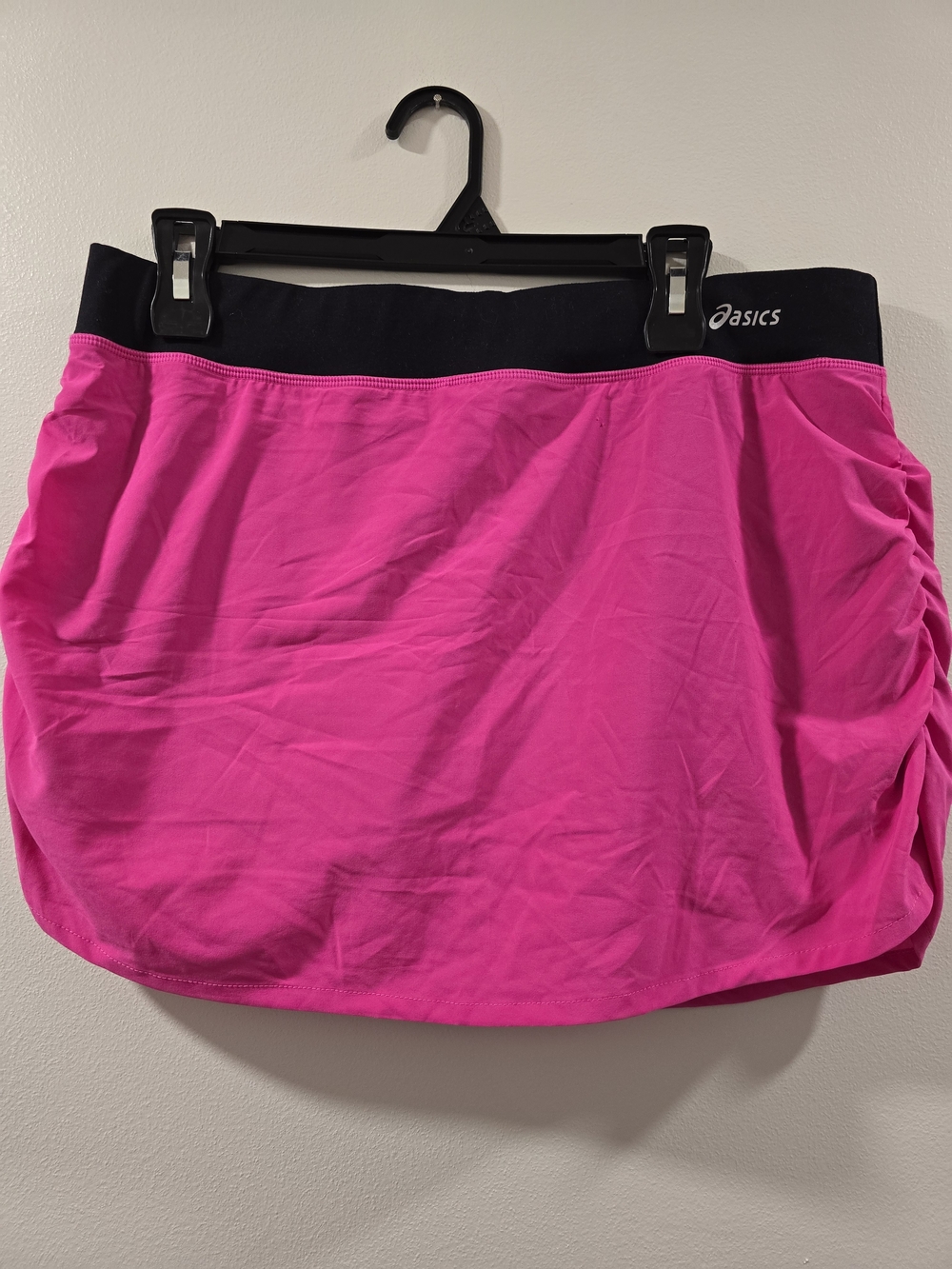 Asics Pink Athletic Skort with Black Waistband